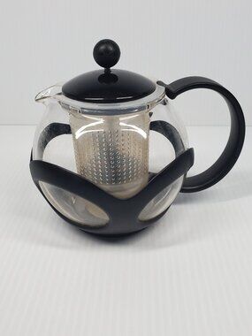 Bodum Kenya Tea Press 1.01L 34 fl.oz Dishwasher Safe Borosilicate Glass USED